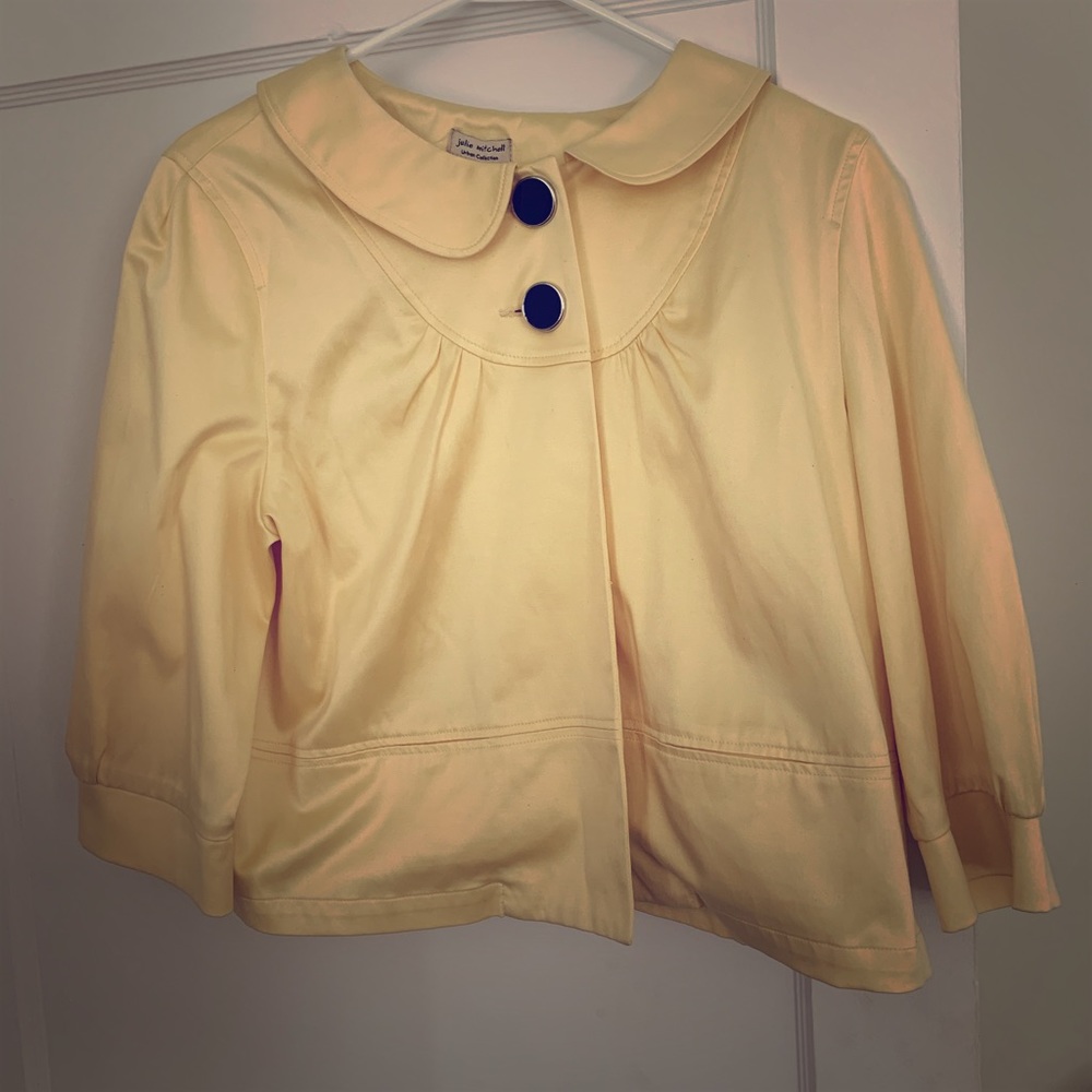Julie Mitchell Urban Collection Yellow Top, 12W